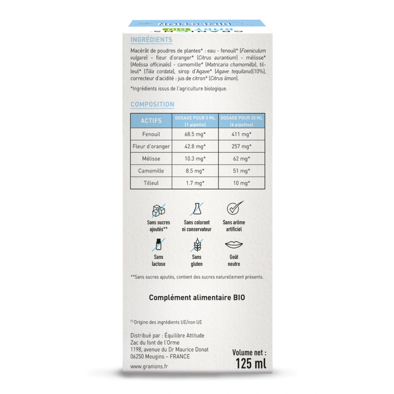 Granions Baby Bio Digestion Sirop - Vue 4