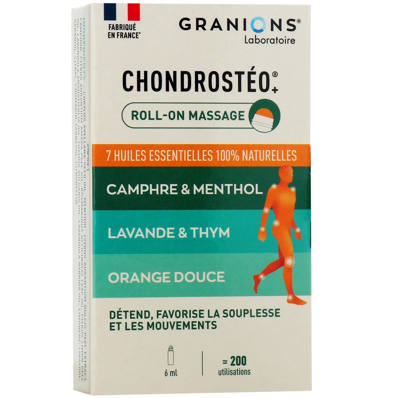 Granions Chondrostéo+ Roll-On de Massage Anti-Douleur - Chondrostéo