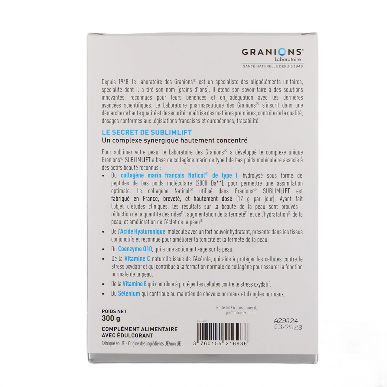 Granions Collagène+ Beauté Sublimlift - Vue 3