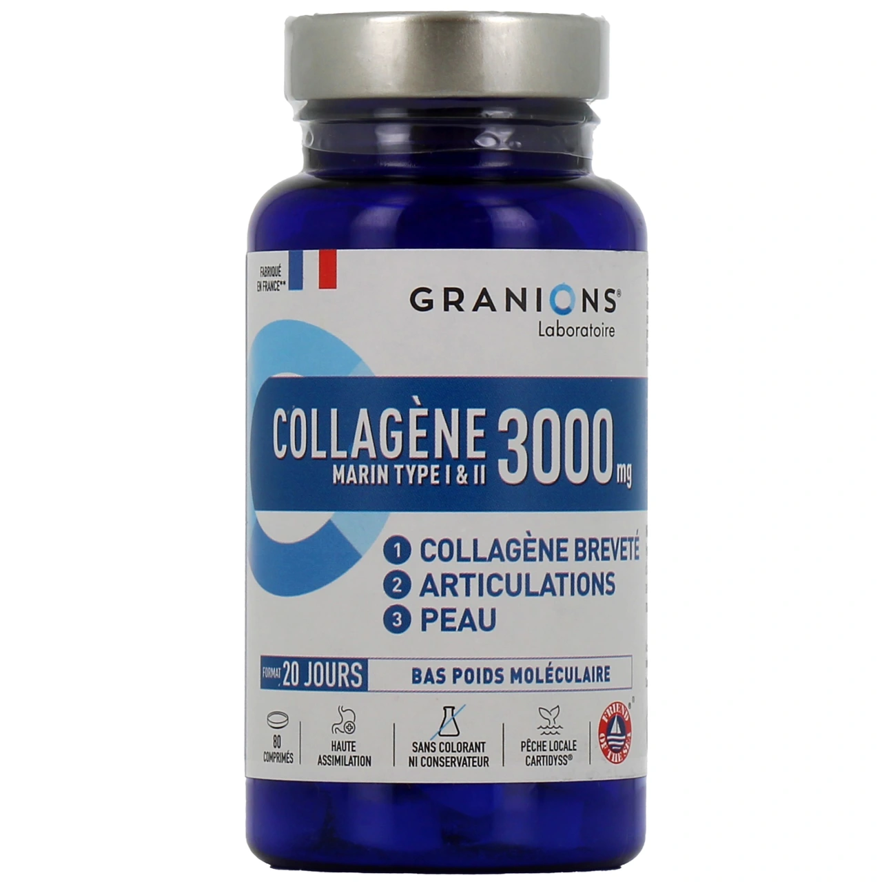 Granions Collagène Type I et II 3000 mg - Granions