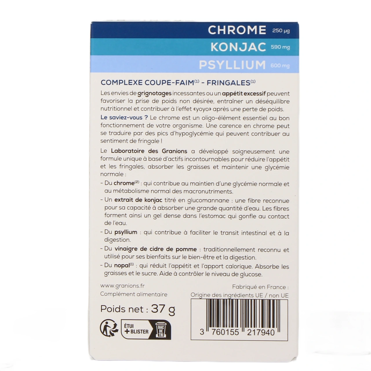 Granions Complexe Coupe Faim - Vue 3