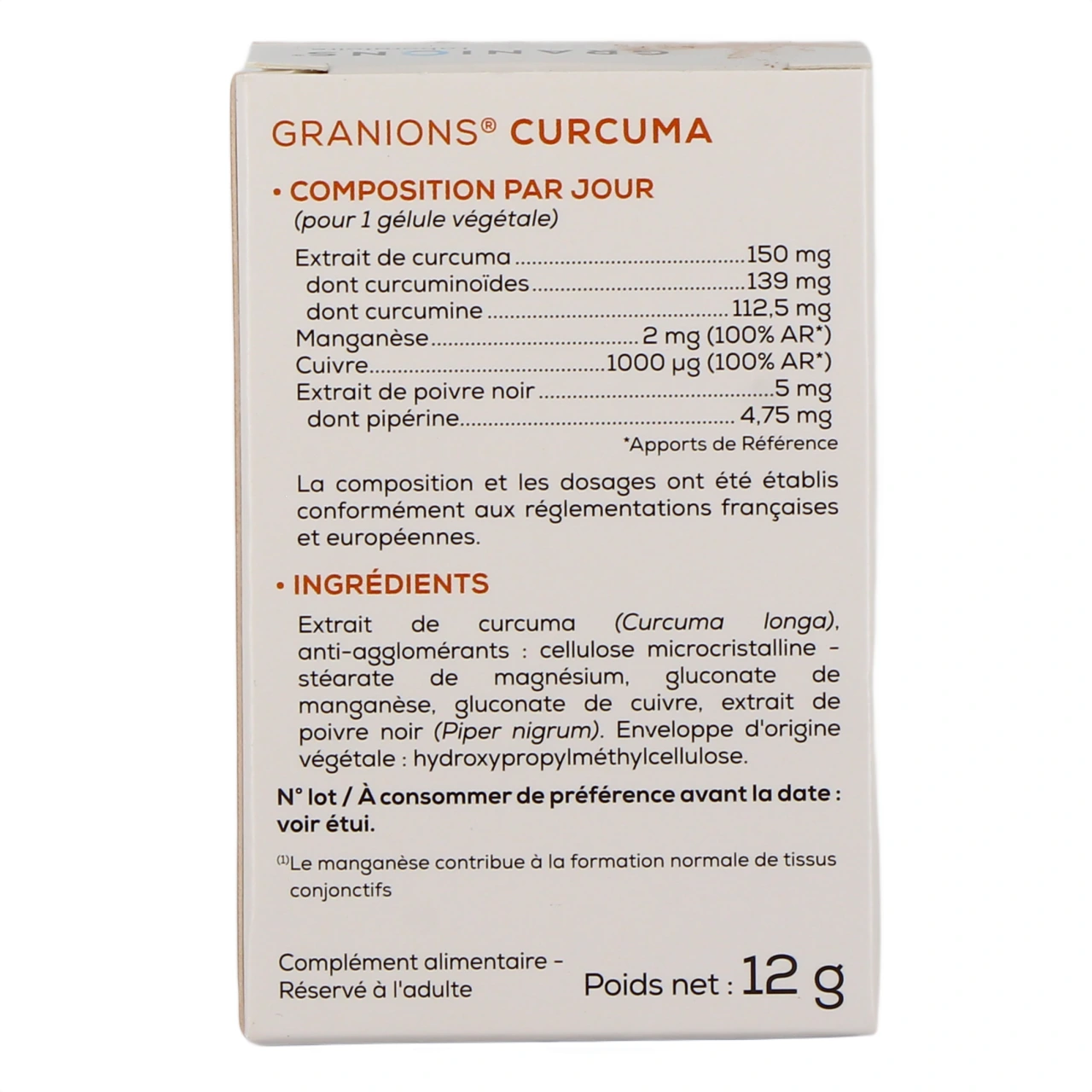 Granions Curcuma - Vue 3