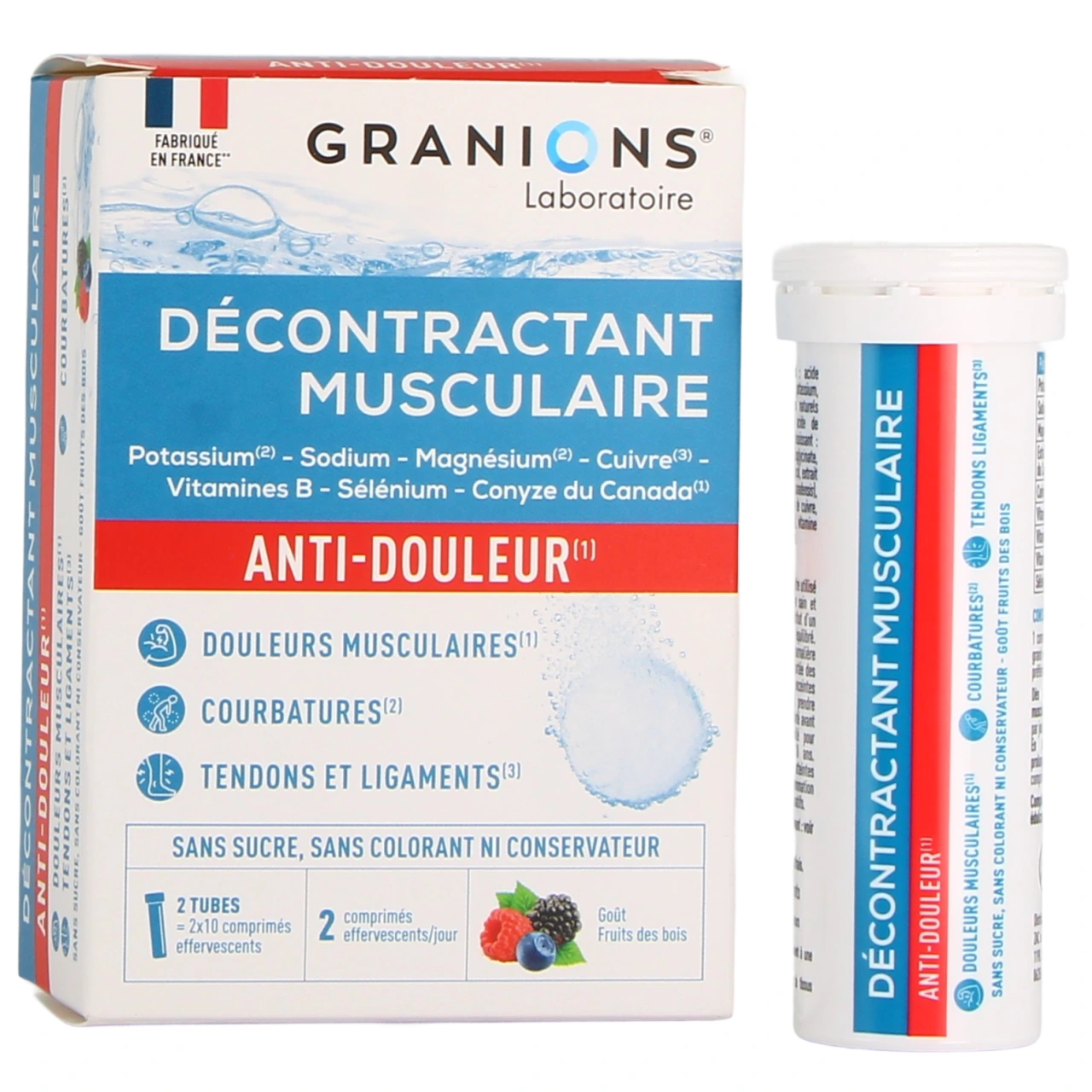 Granions Décontractant Musculaire Anti-Douleur - Granions