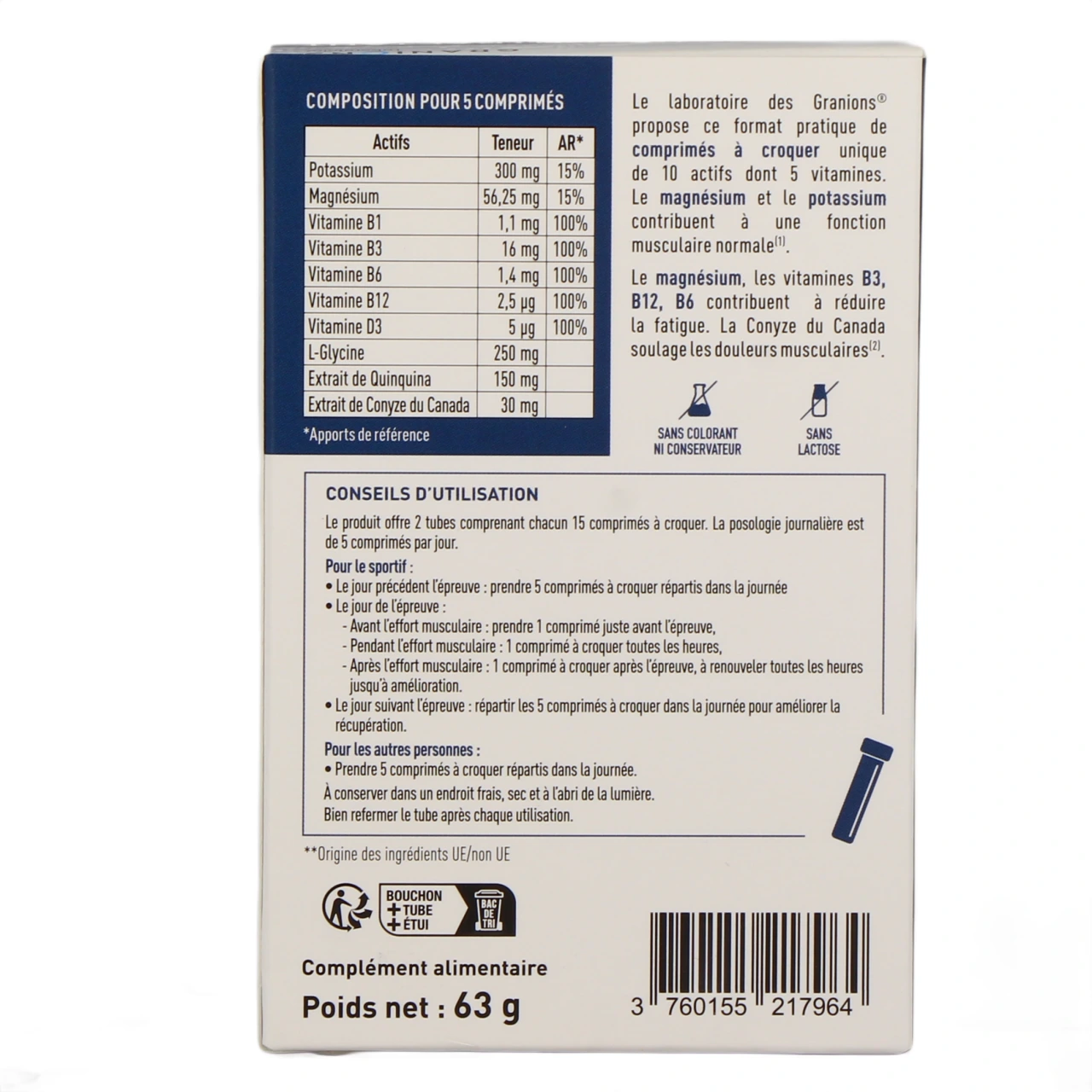 Granions Décontractant Musculaire Fort - Vue 6