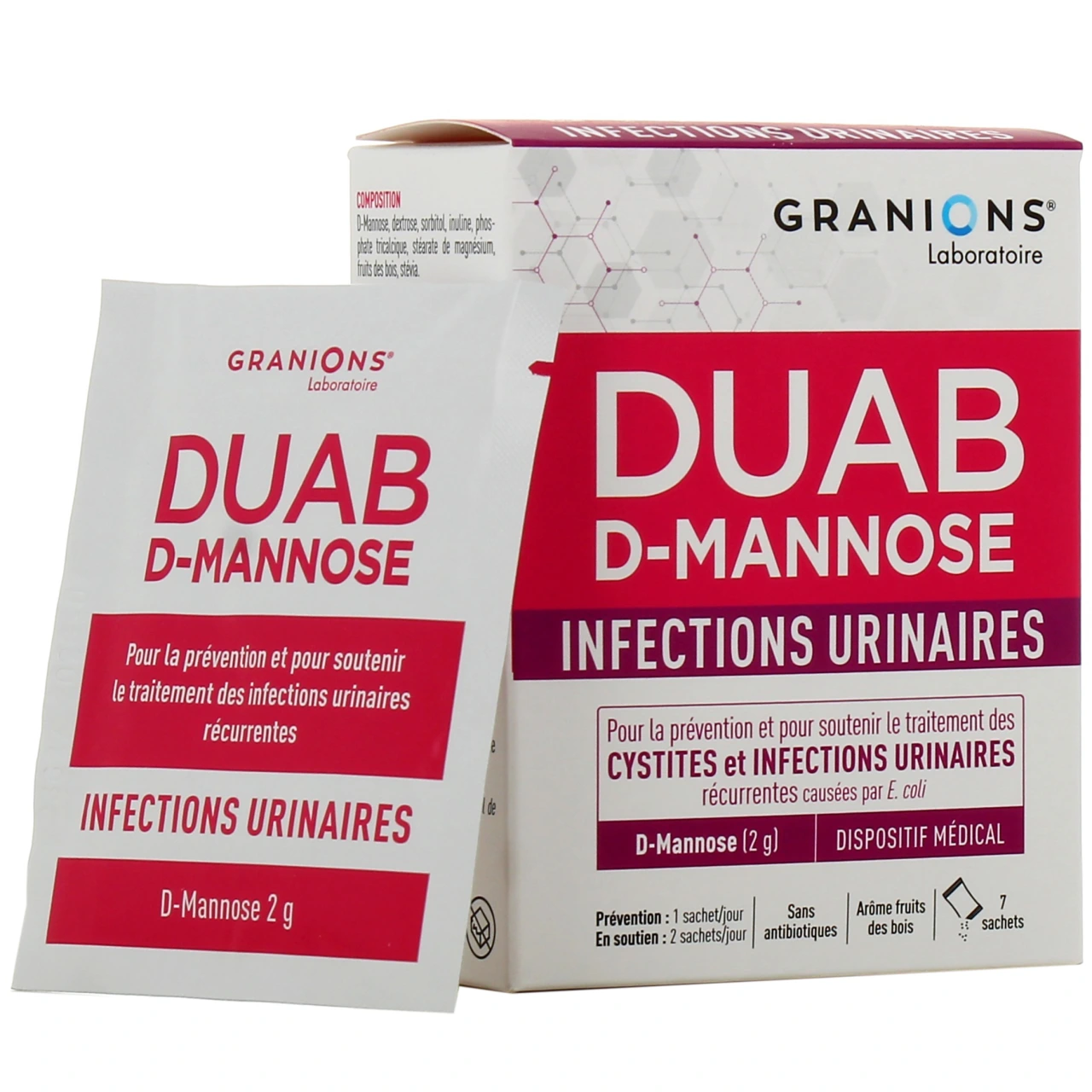 Granions Duab D-Mannose Infections Urinaires - Granions