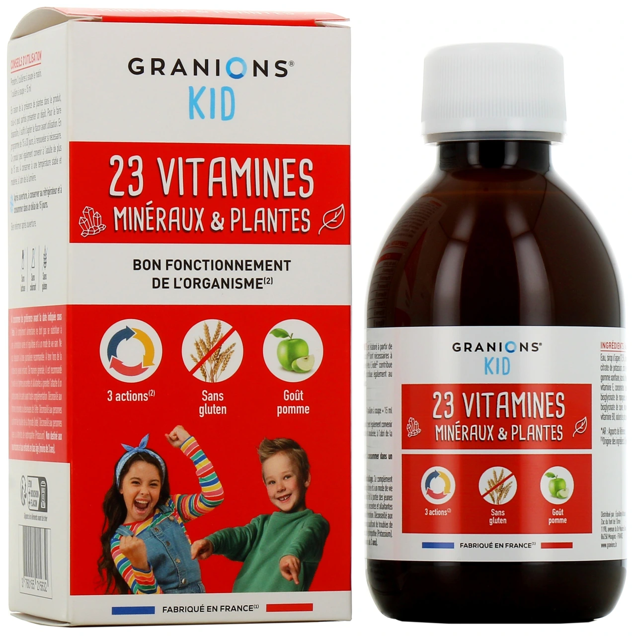 Granions Kid 23 Vitamines Minéraux & Plantes - Granions Kid