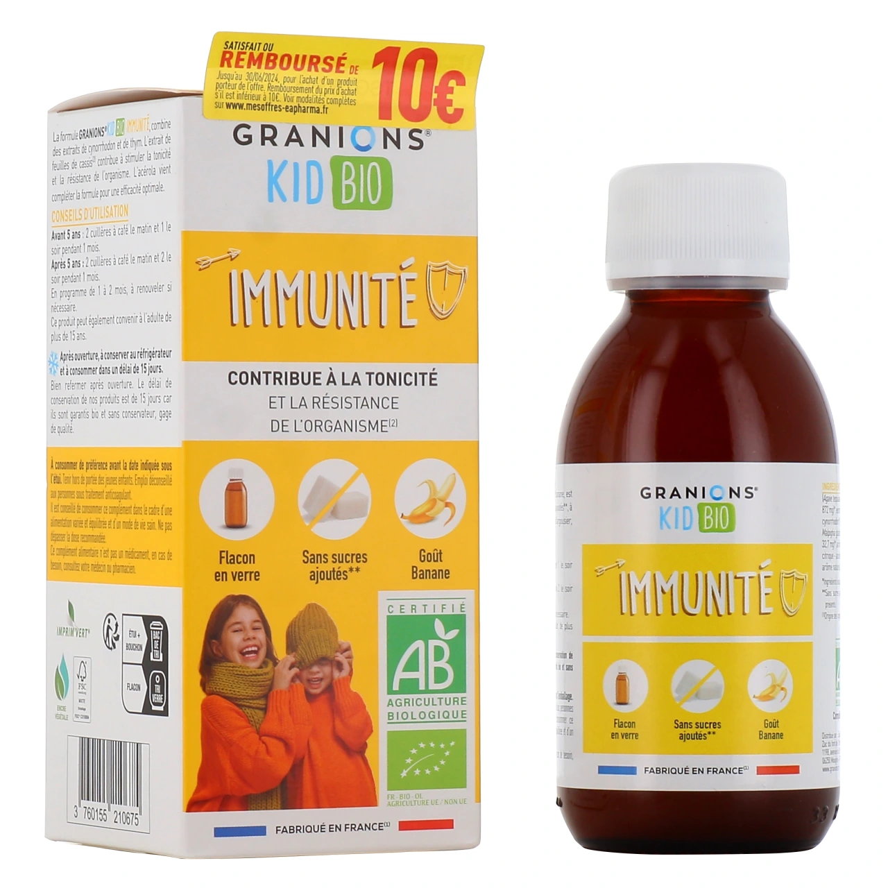 Granions Kid Bio Immunité Sirop - Granions Kid