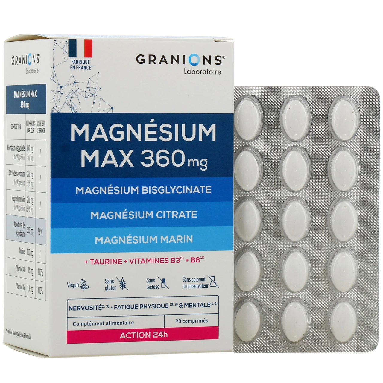 Granions Magnésium Max 360 mg - Granions