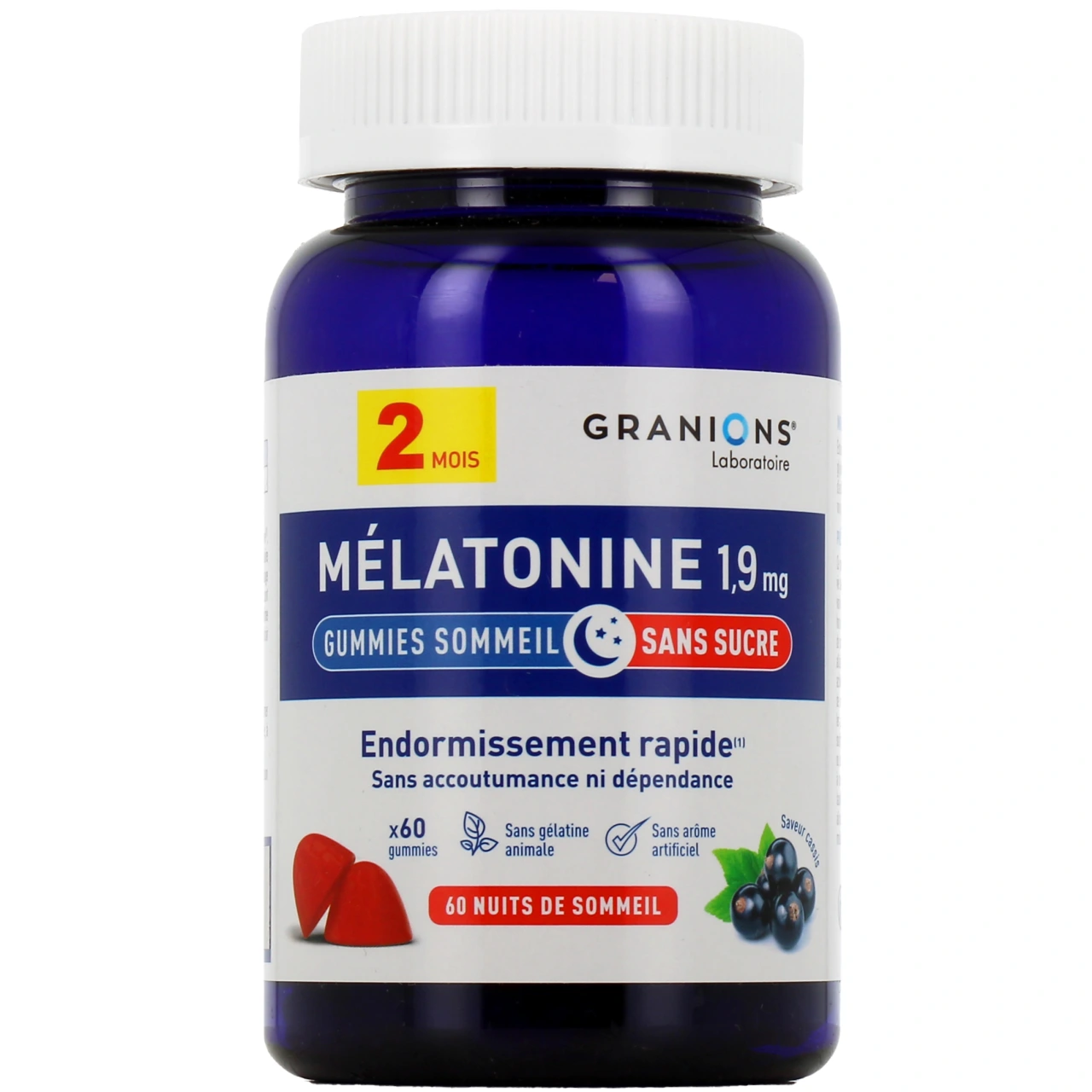 Granions Mélatonine 1,9mg Endormissement rapide - Vue 7