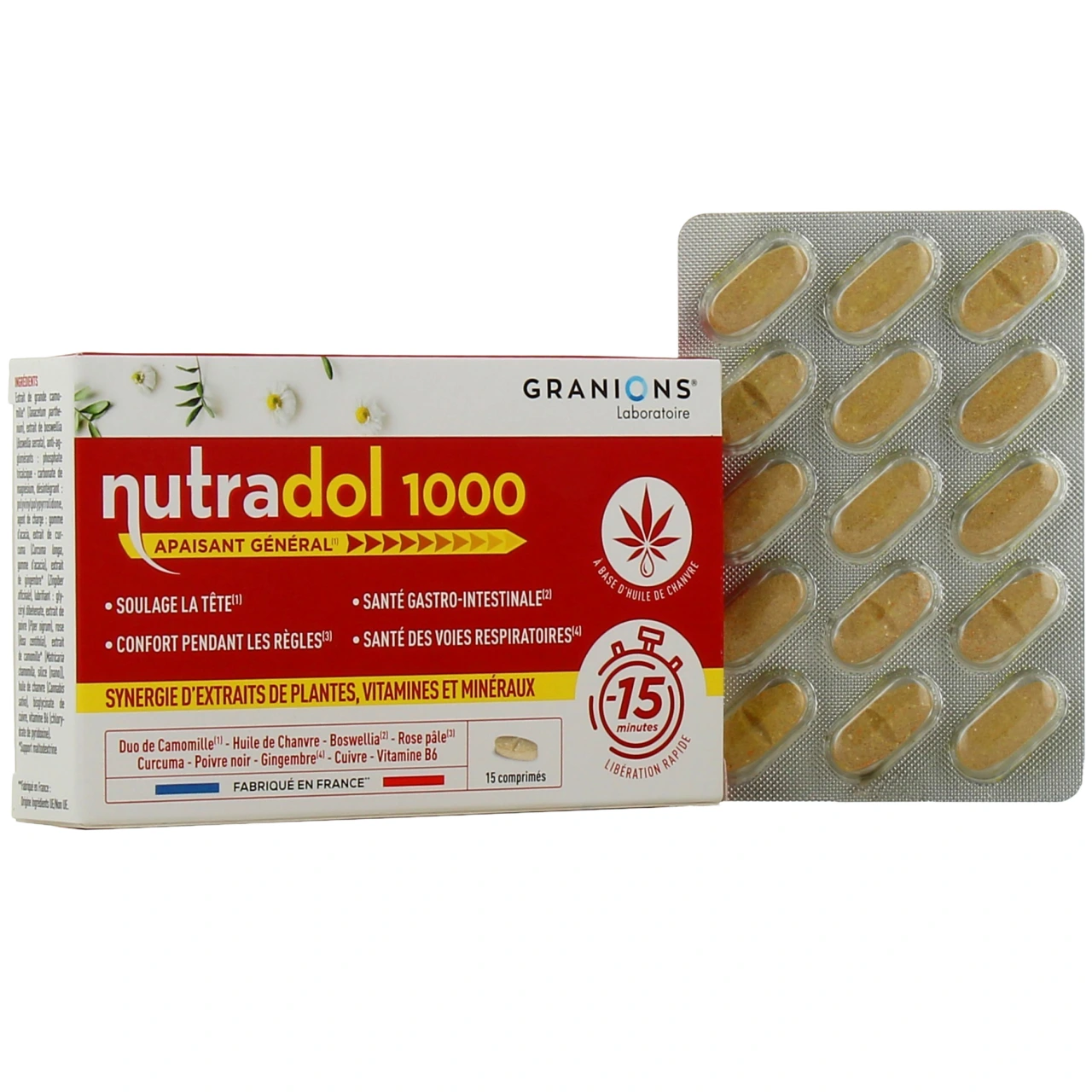 Granions Nutradol 1000 Apaisant Général - Granions