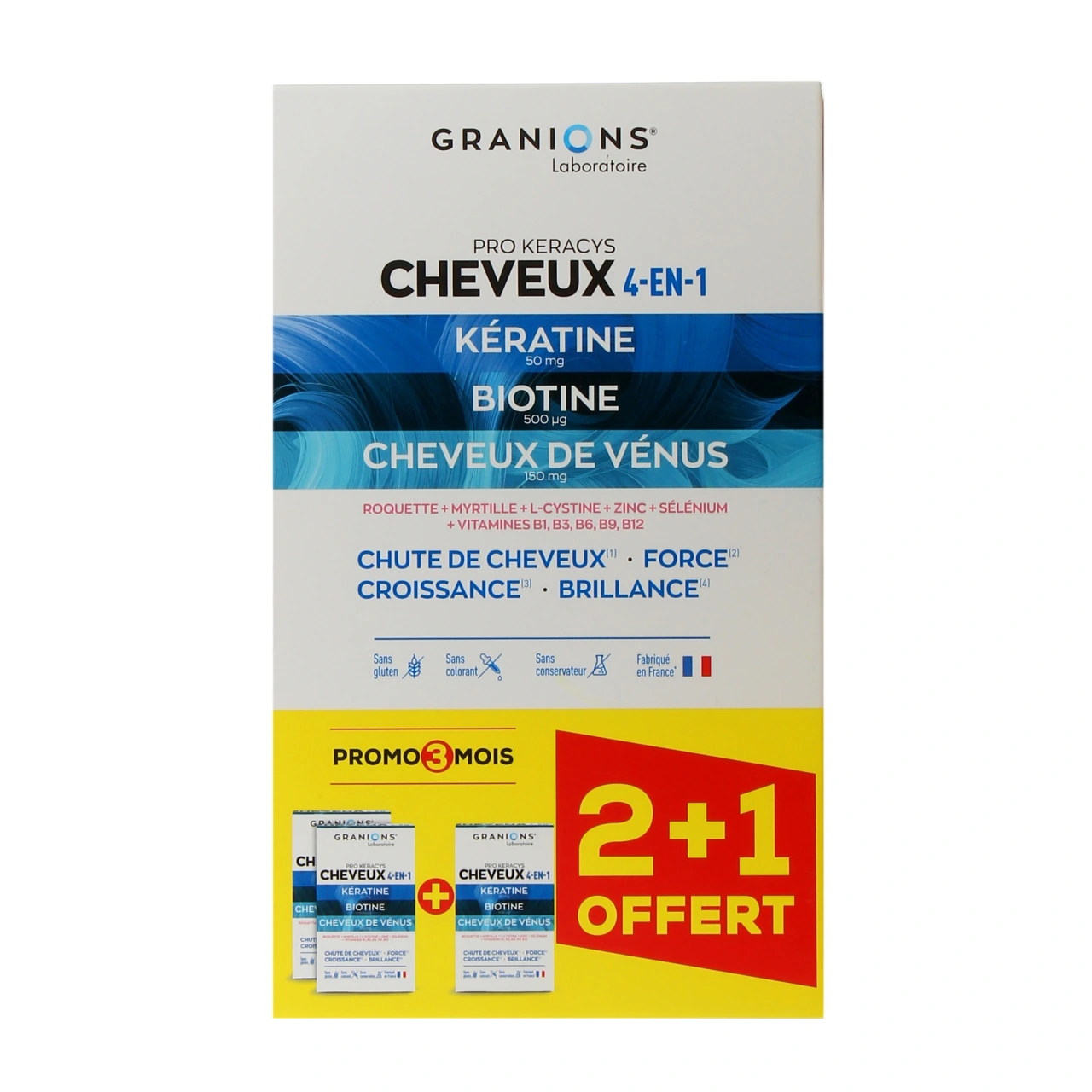 Granions Pro Keracys Cheveux 4 en 1 - Vue 9