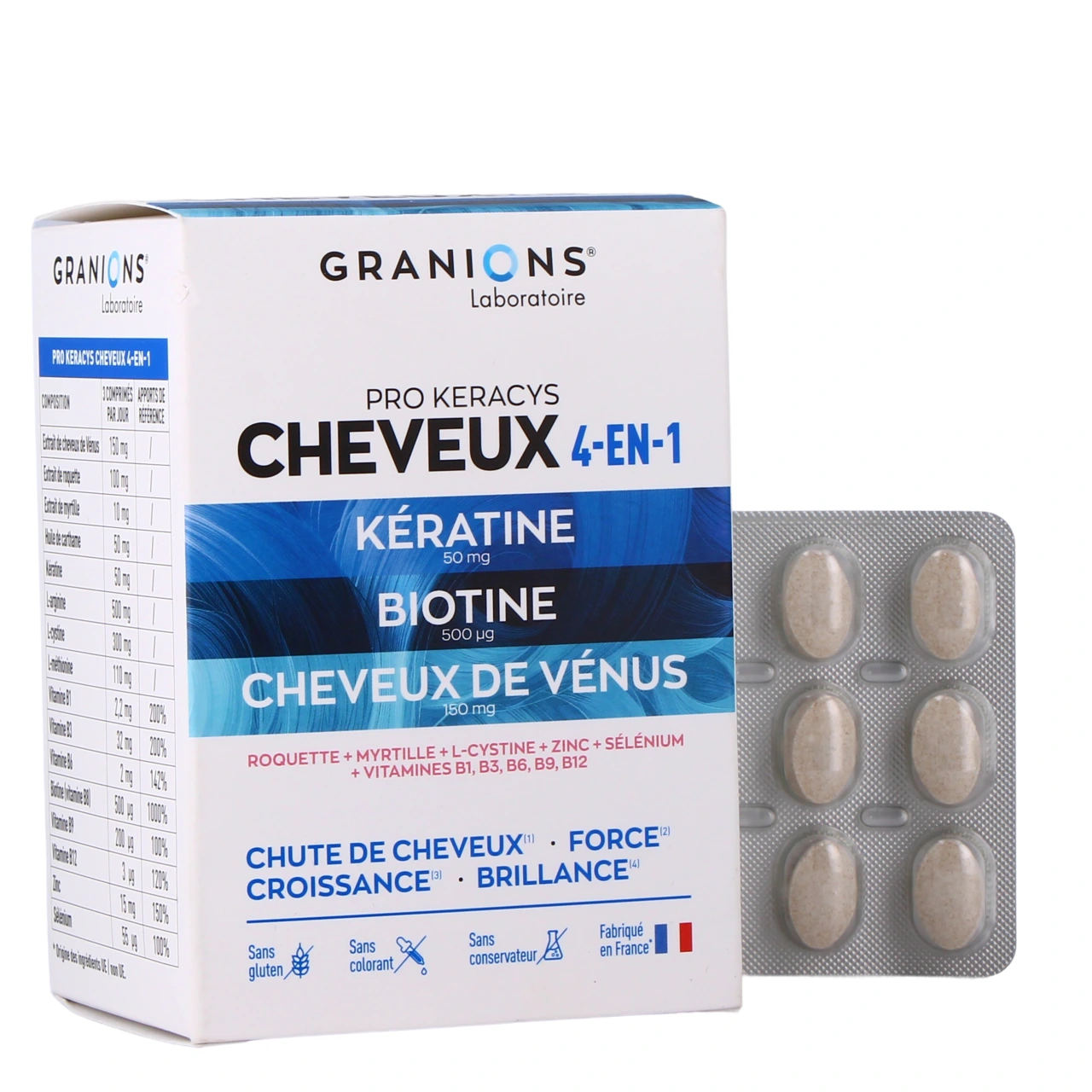 Granions Pro Keracys Cheveux 4 en 1 - Granions
