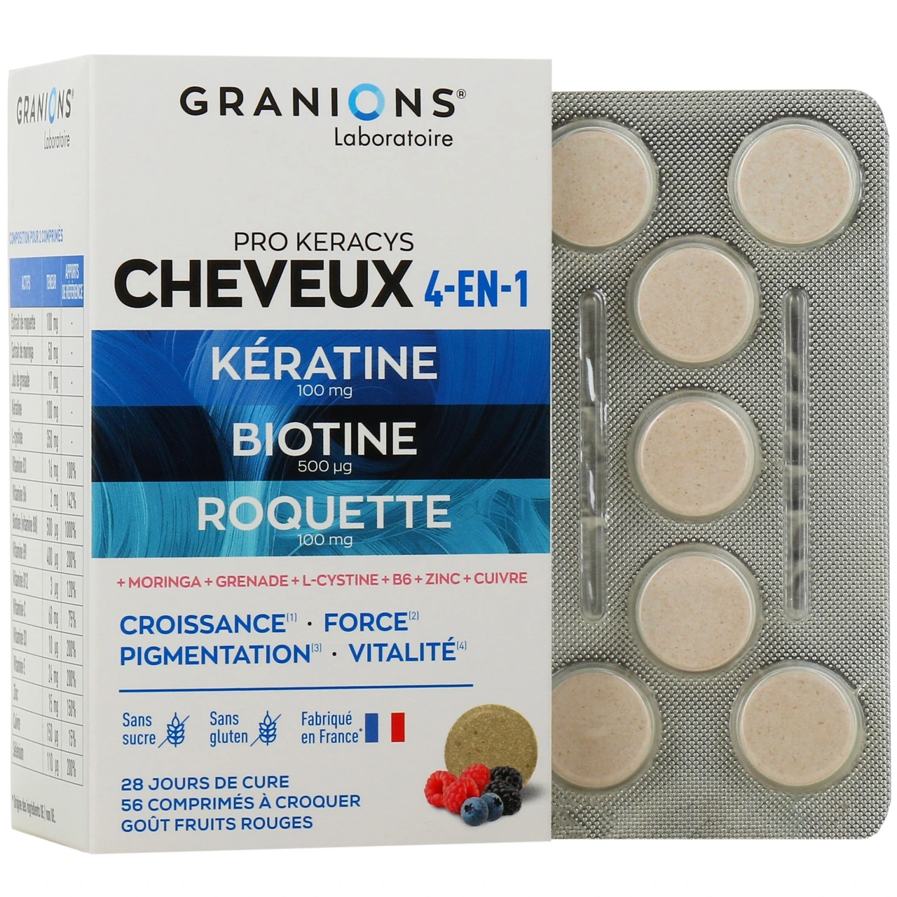 Granions Pro Keracys Cheveux Beauté et Croissance - Granions