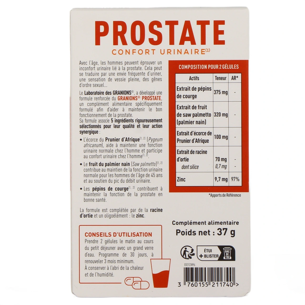 Granions Prostate - Vue 3