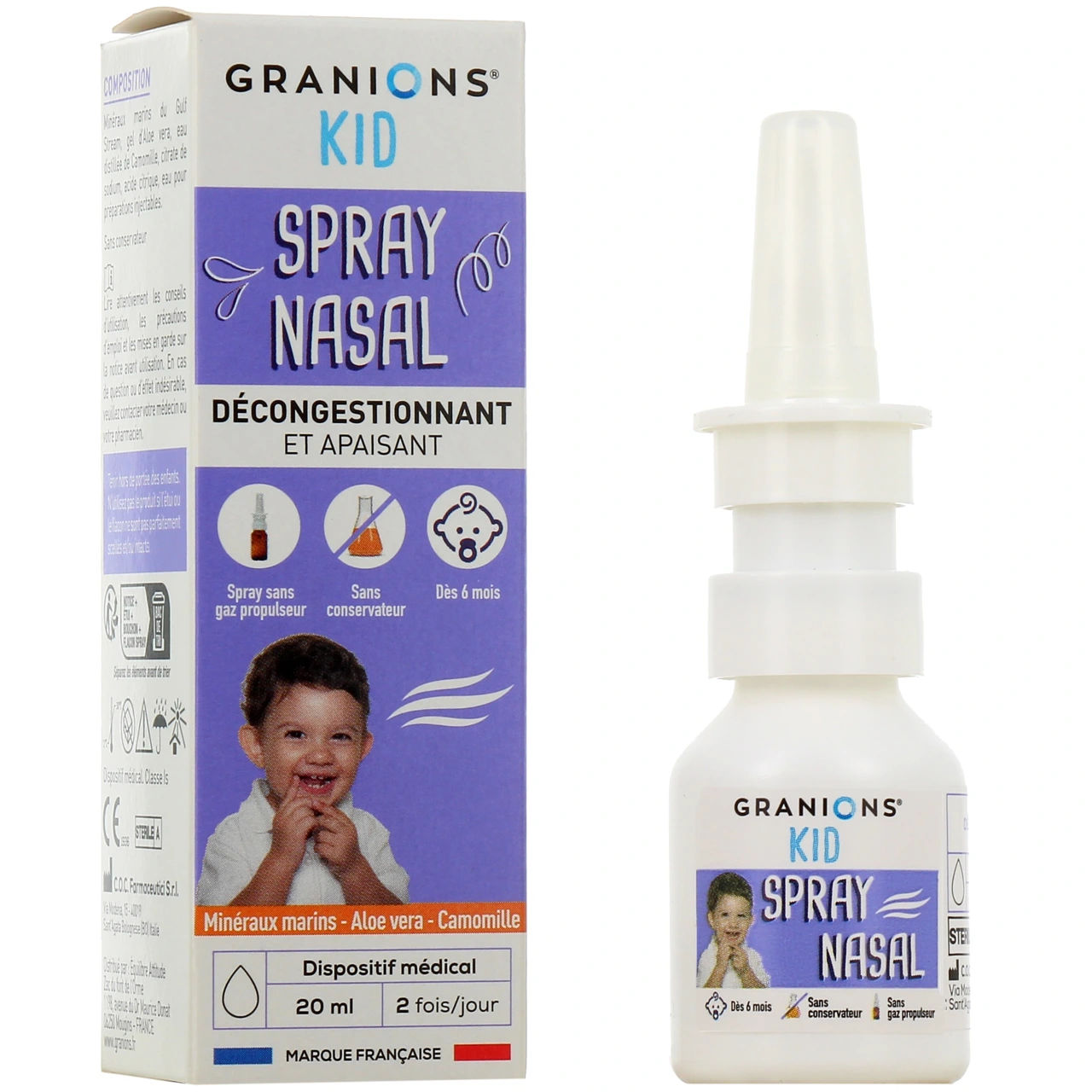 Granions Spray Nasal Décongestionnant Apaisant - Vue 4