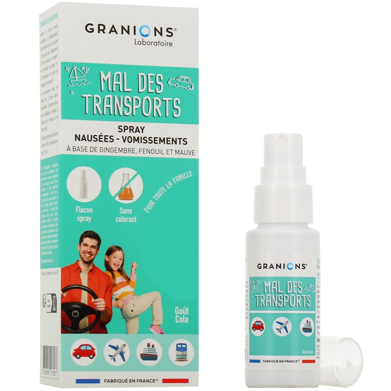Granions Spray Mal des Transports - Granions