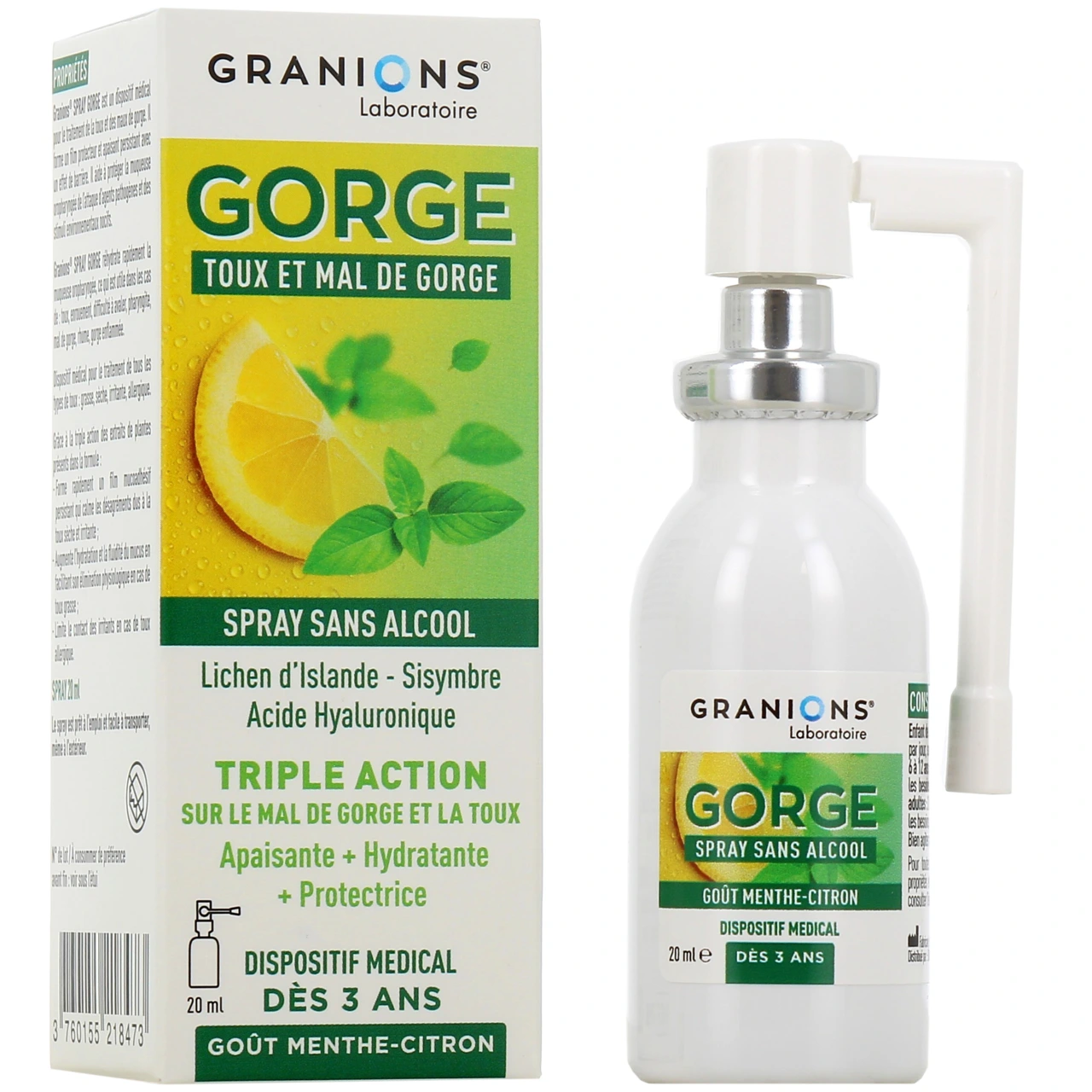 Granions Spray Toux et Mal de Gorge - Granions