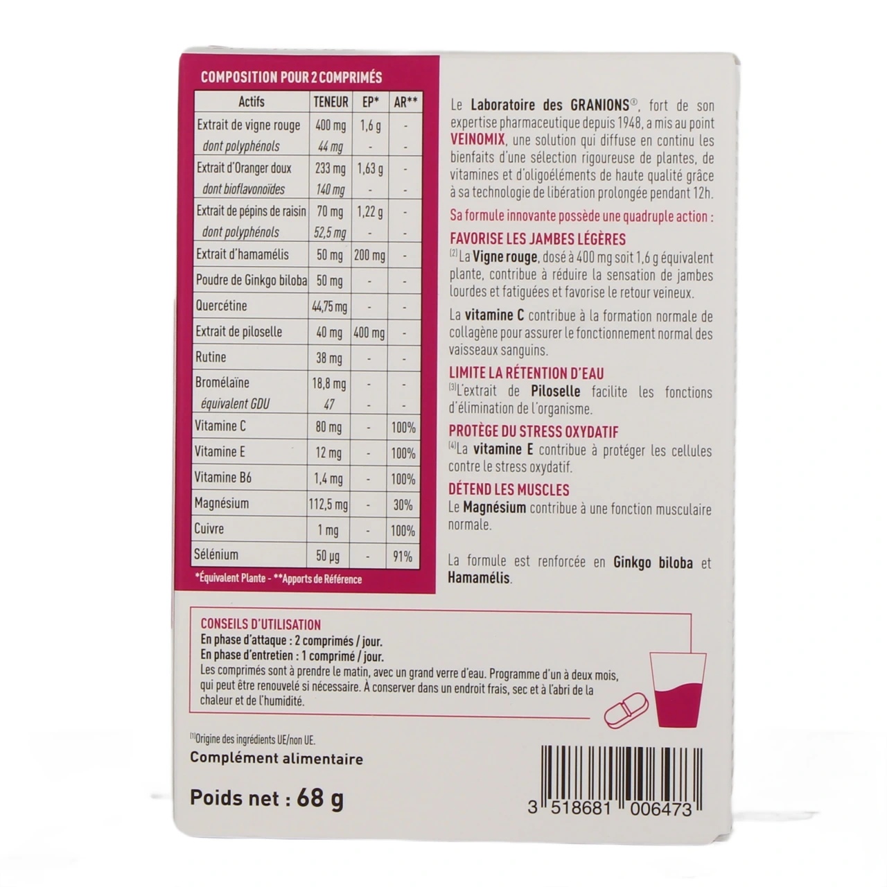 Granions Veinomix - Vue 3