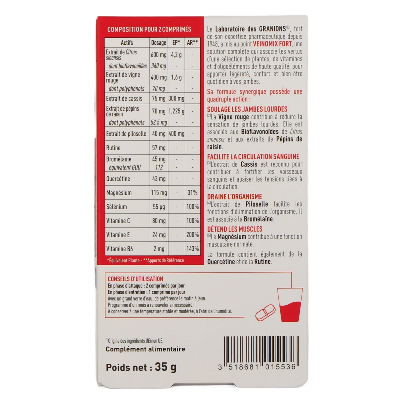 Granions Veinomix - Vue 3