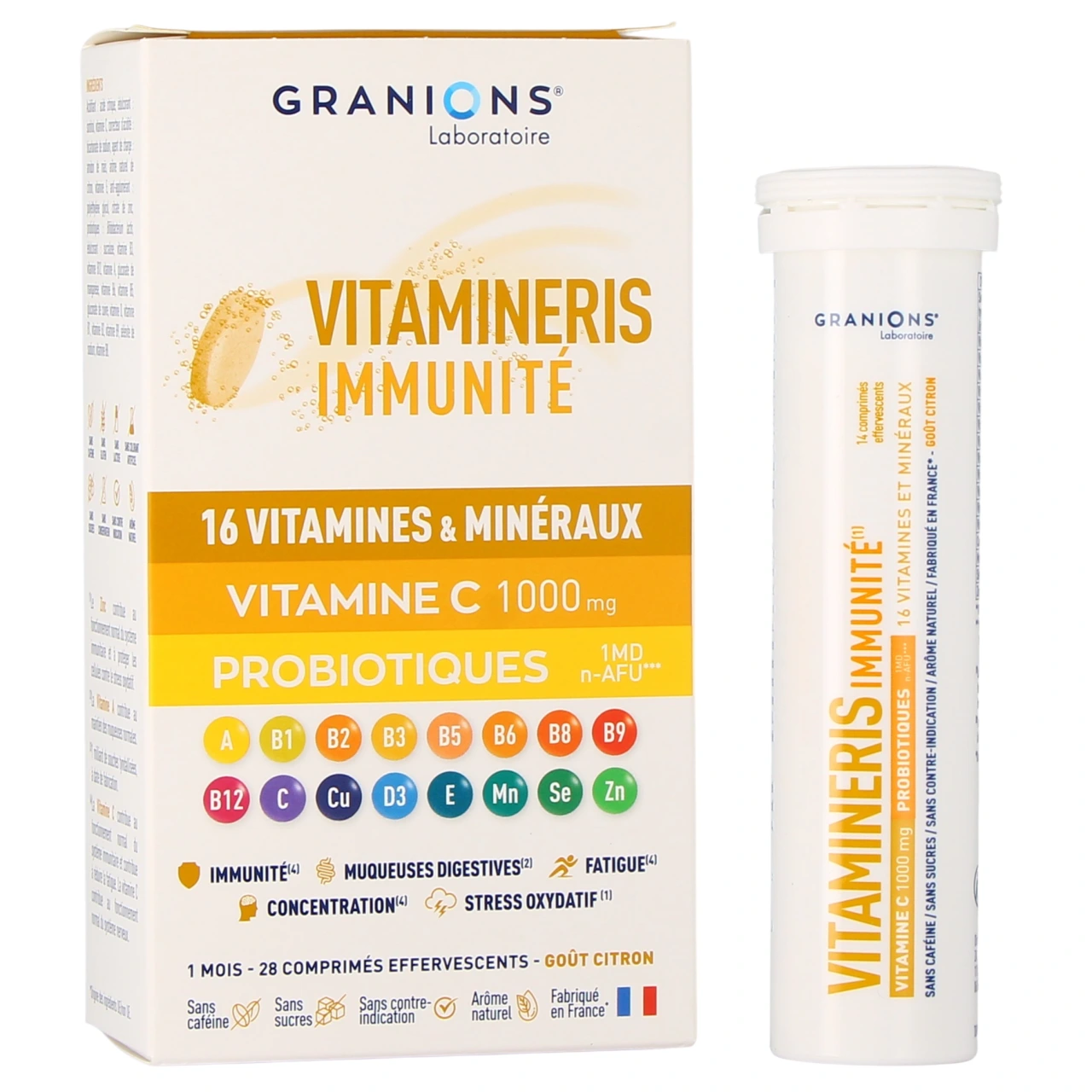 Granions Vitamineris Immunité 1000 mg - Vitamineris