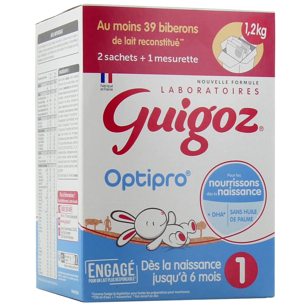 Guigoz Optipro Lait 1er âge - Vue 4