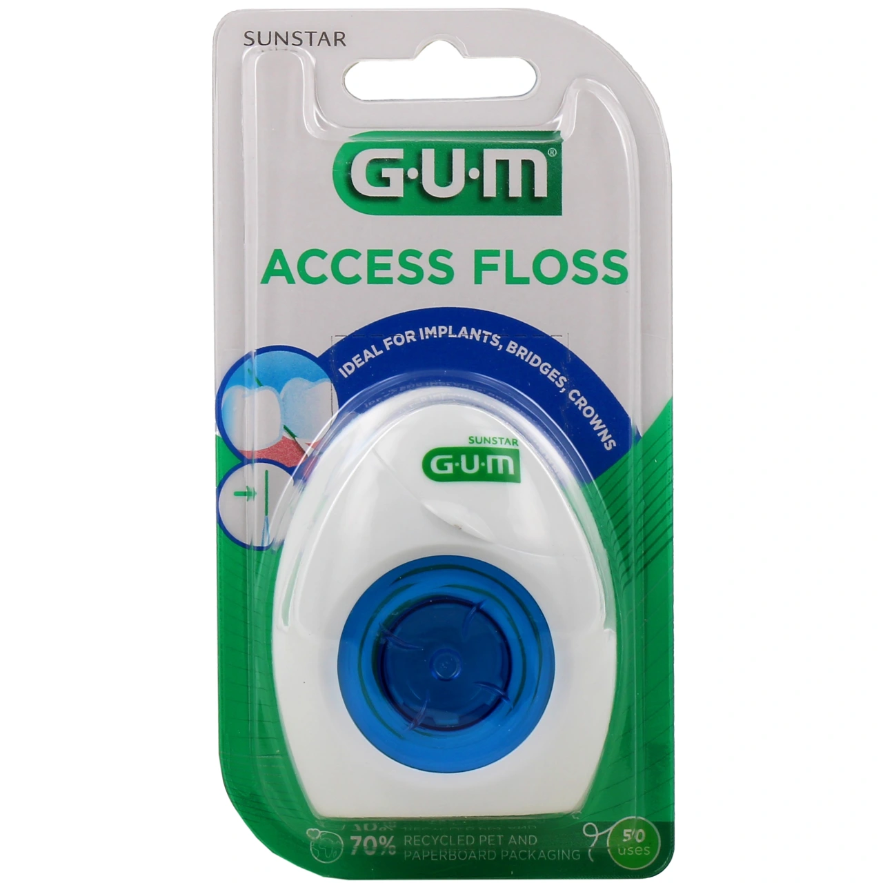 Gum Access Floss Fil Dentaire + Passe-Fil - Gum