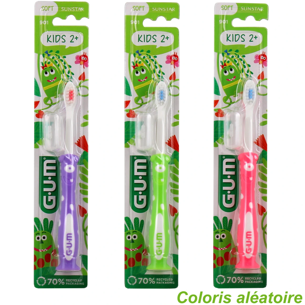 Gum Brosse à dents Kids 3-6 ans - Gum