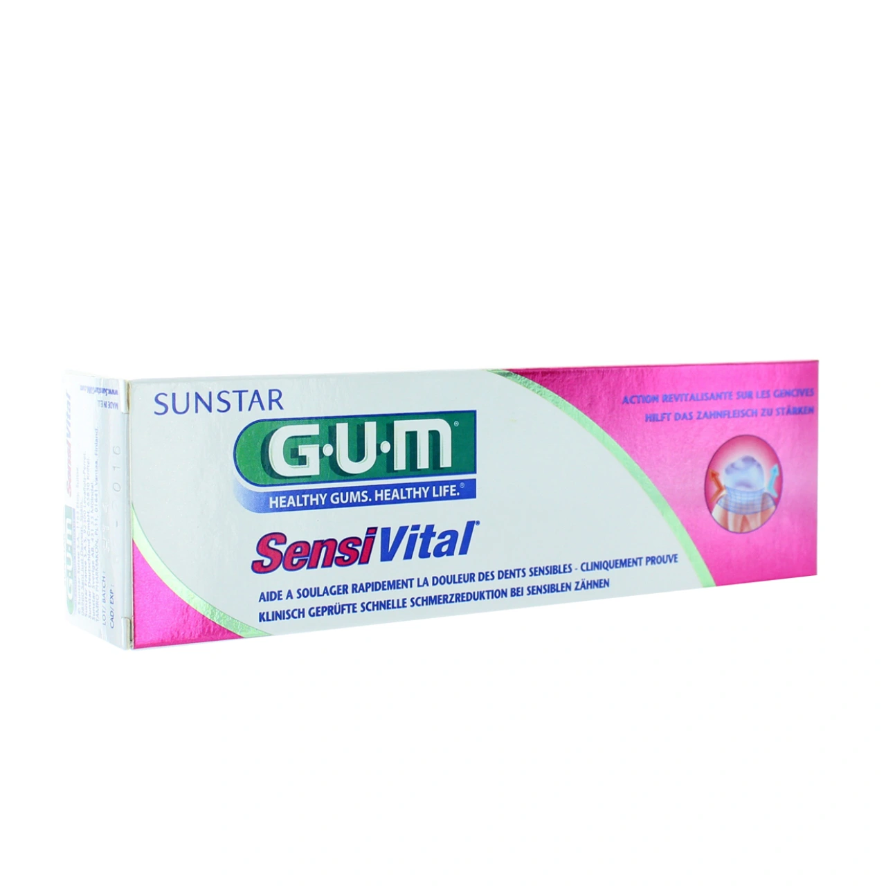 Gum Sensivital+ Dentifrice Fluoré Sensibilité Dentaire - Vue 3