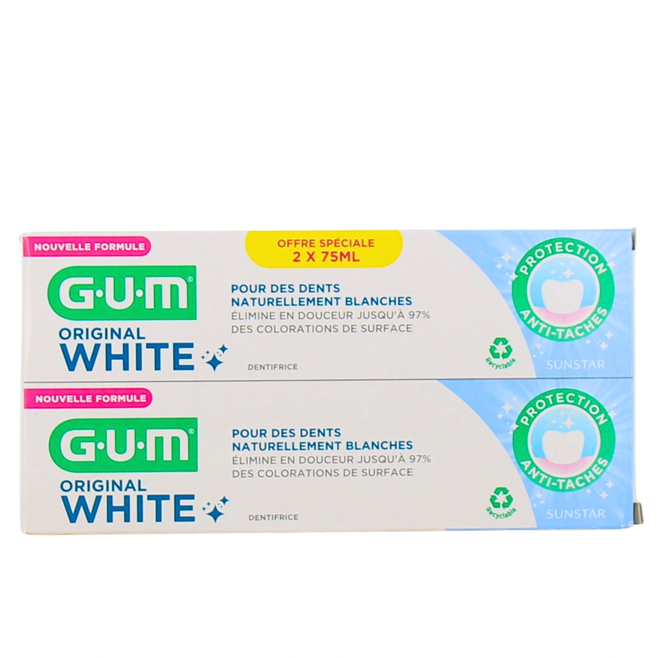 Gum Original White Dentifrice Blancheur - Vue 7