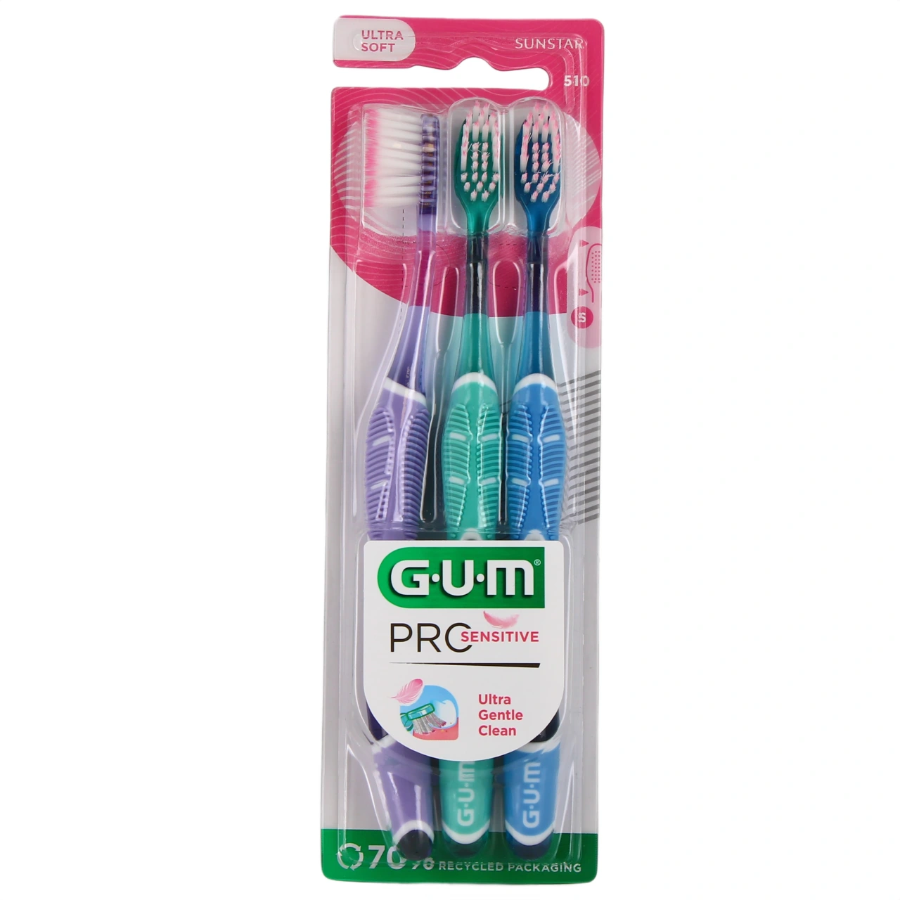 Gum Pro Sensitive Brosse à dents manuelle - Vue 3