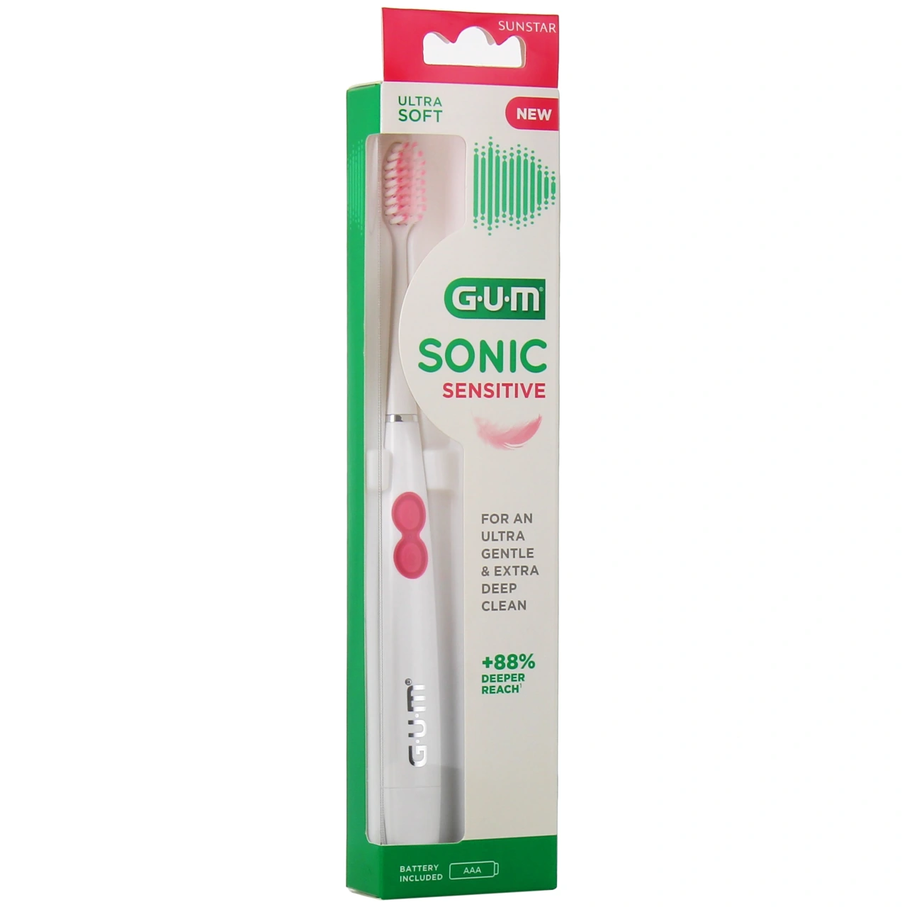 Gum Sonic Sensitive Brosse à dents électrique - Gum