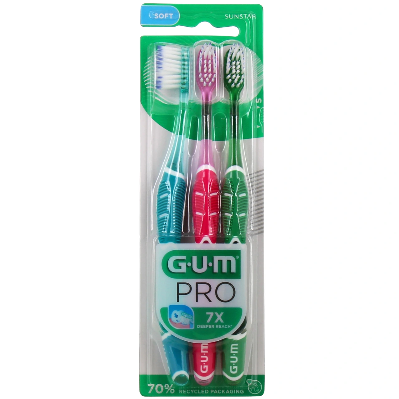 Gum Technique Pro Brosse à dents Adulte Souple - Vue 3