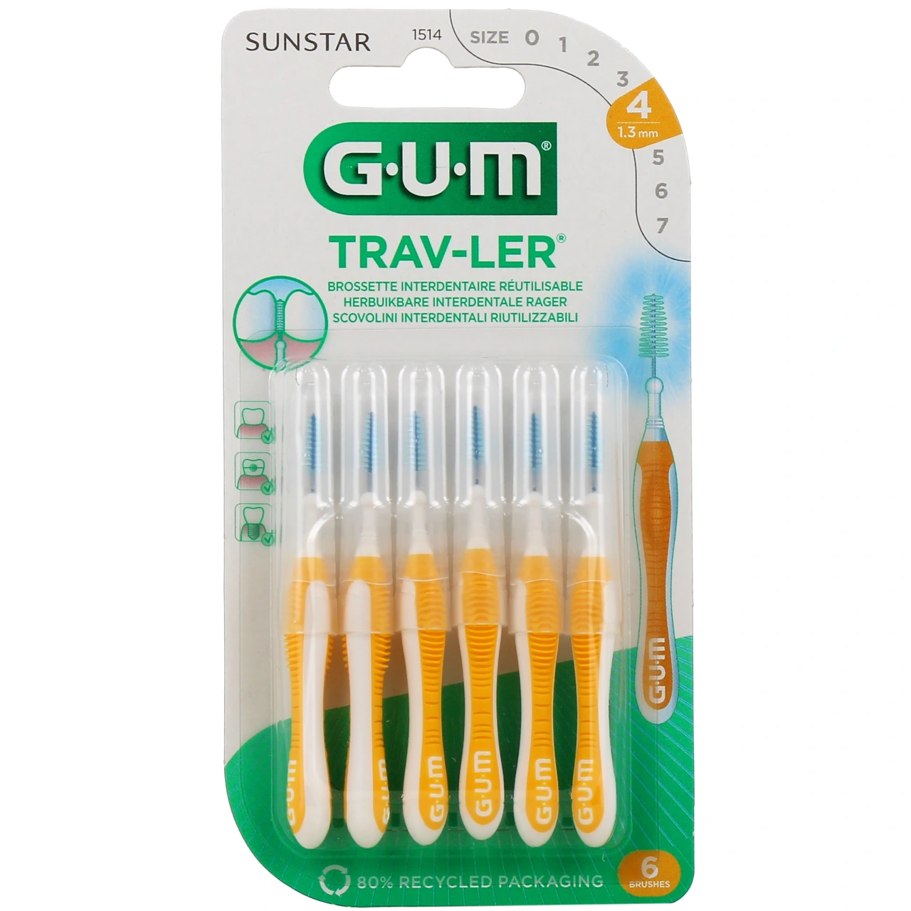 Gum Trav-ler Brossettes interdentaires - Vue 7