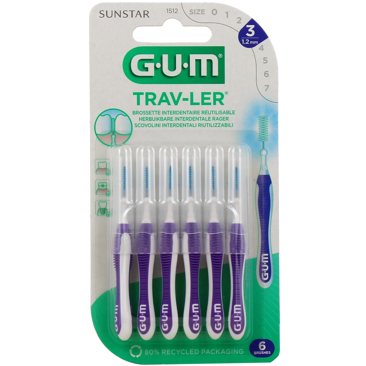 Gum Trav-ler Brossettes interdentaires - Vue 5