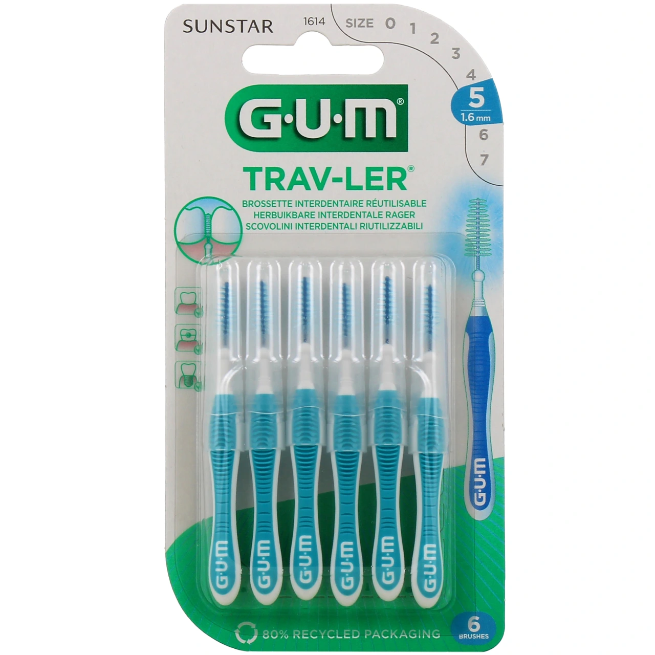 Gum Trav-ler Brossettes interdentaires - Vue 8
