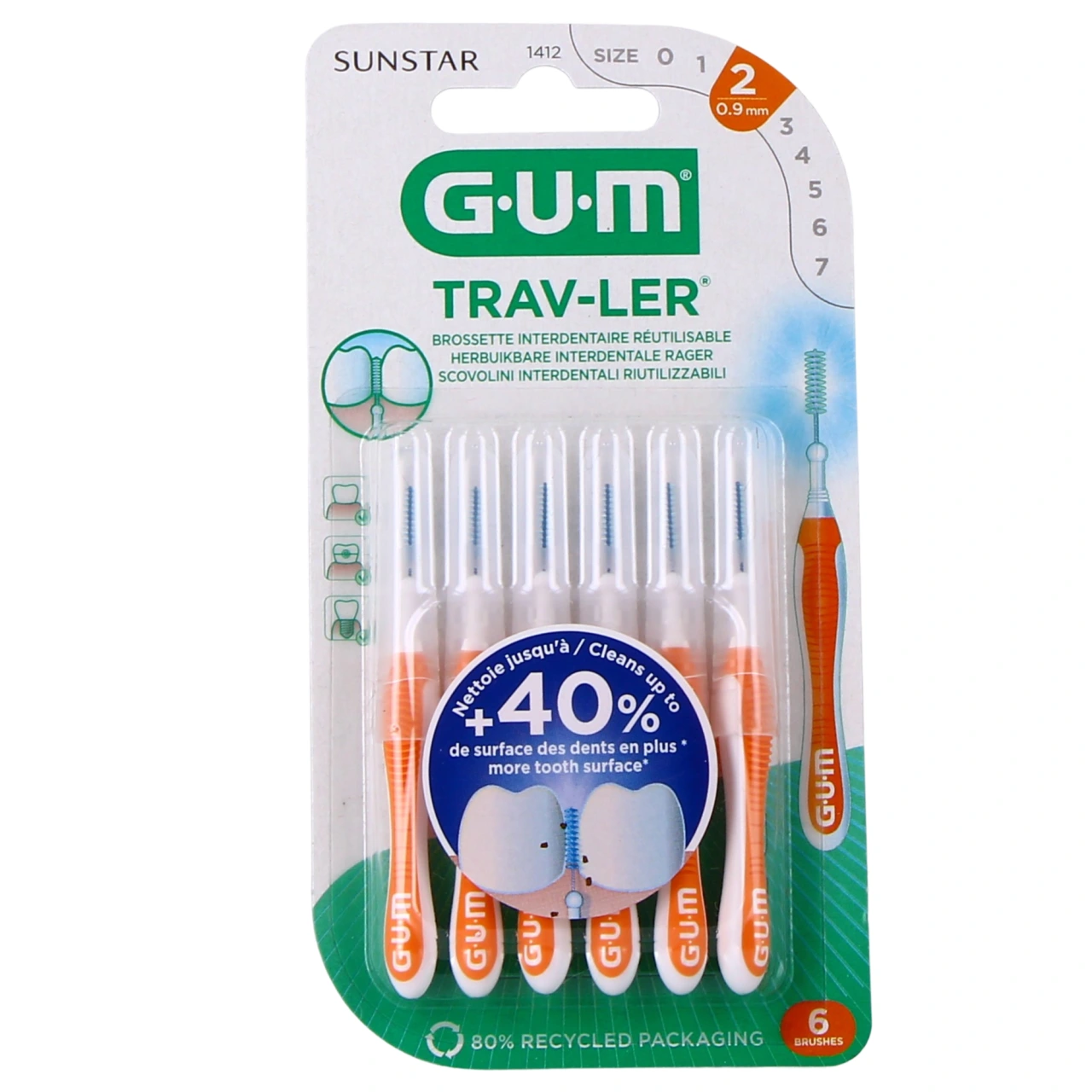 Gum Trav-ler Brossettes interdentaires - Vue 2