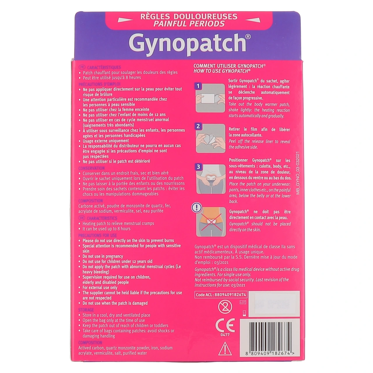 Gynopatch Règles Douloureuses - Vue 4
