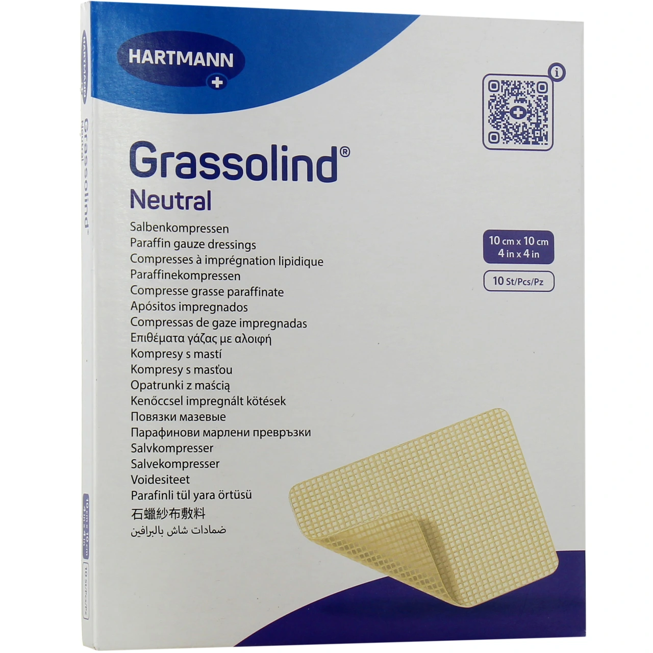 Hartmann Grassolind Neutral Compresses grasses - Vue 2