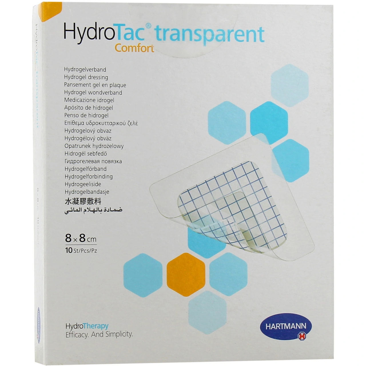 Hartmann HydroTac Comfort Transparent Pansement Gel - Hartmann