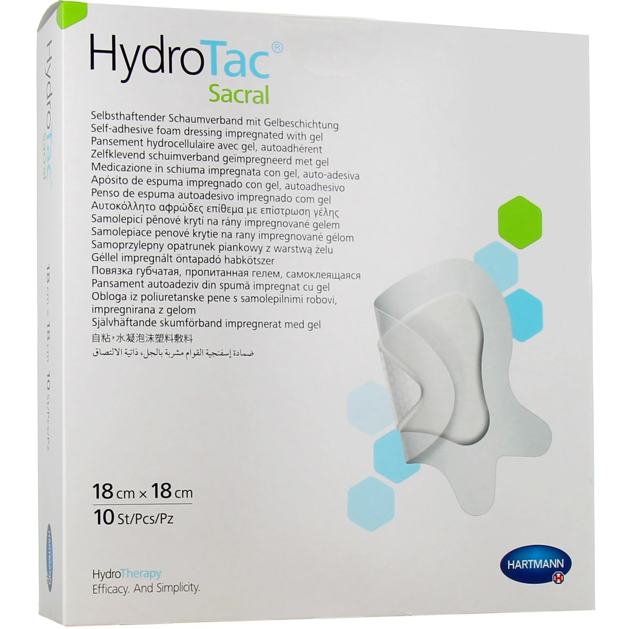 Hartmann HydroTac Sacral Pansement Hydrocellulaire - Hartmann