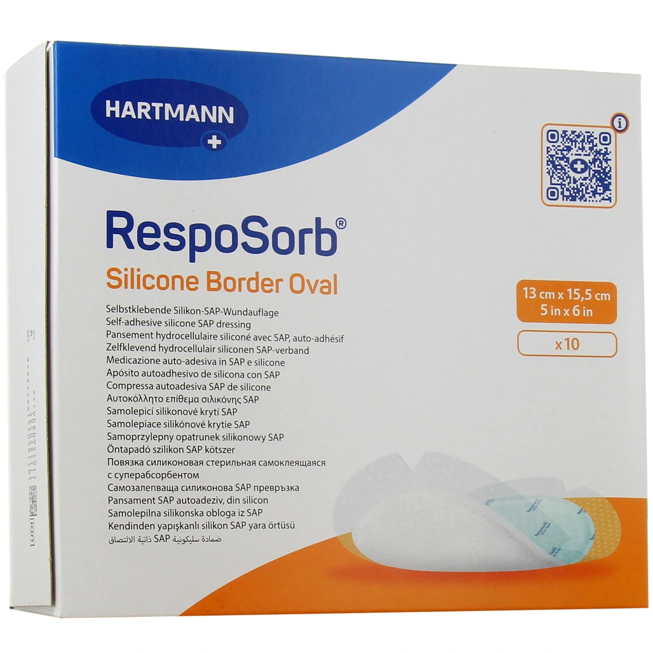 Hartmann RespoSorb Silicone Border - Hartmann