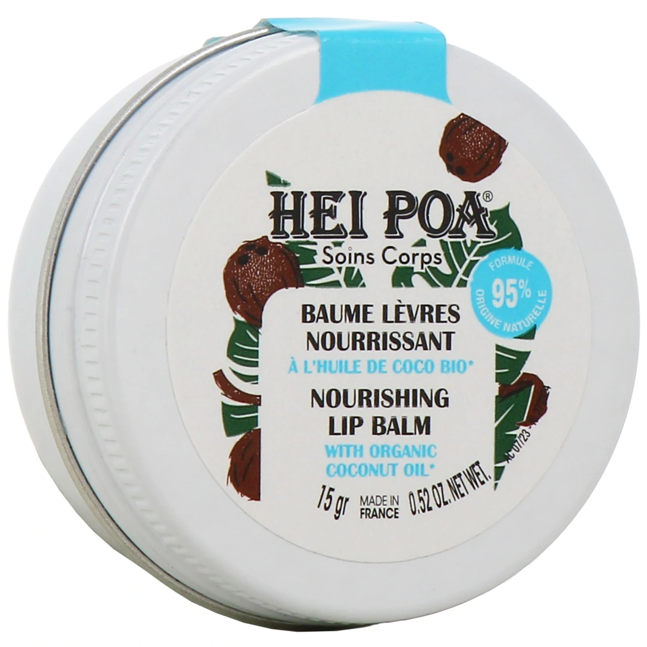 Hei Poa Baume Lèvres Nourrissant Coco Bio - Hei Poa