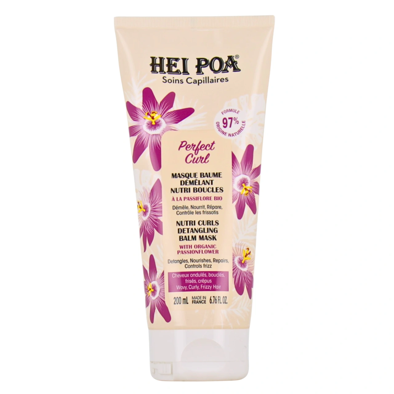 Hei Poa Perfect Curl Masque Baume Démêlant Nutri Boucles - Hei Poa