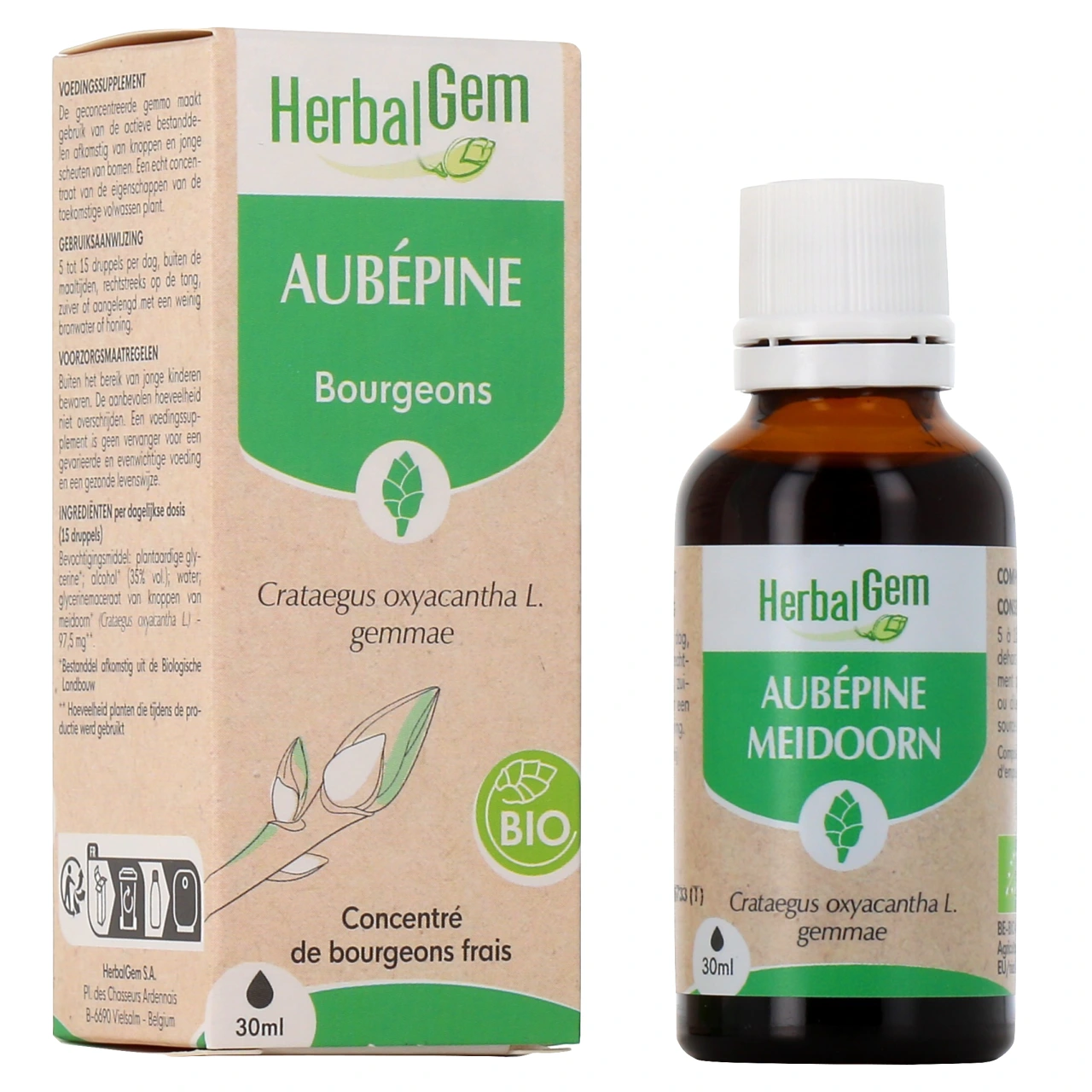 Herbalgem Aubépine Bio - Herbalgem