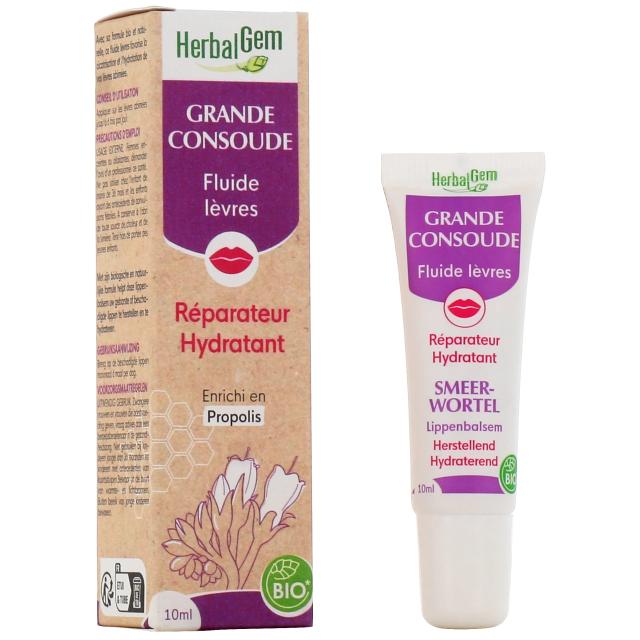 Herbalgem Baume à Lèvres Réparateur Grande Consoude Bio - Herbalgem