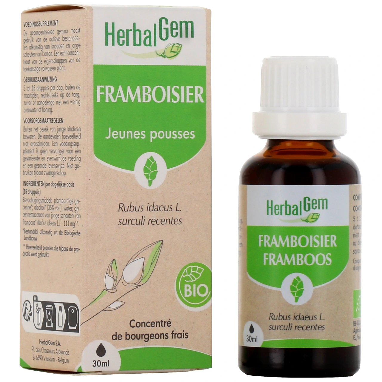 Herbalgem Framboisier Bio - Herbalgem
