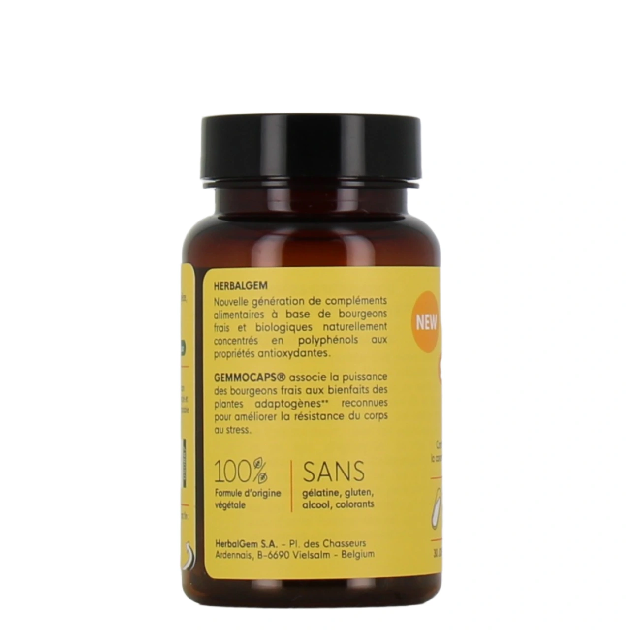 Herbalgem Gemmocaps Stress-Protect Cognition - Vue 2