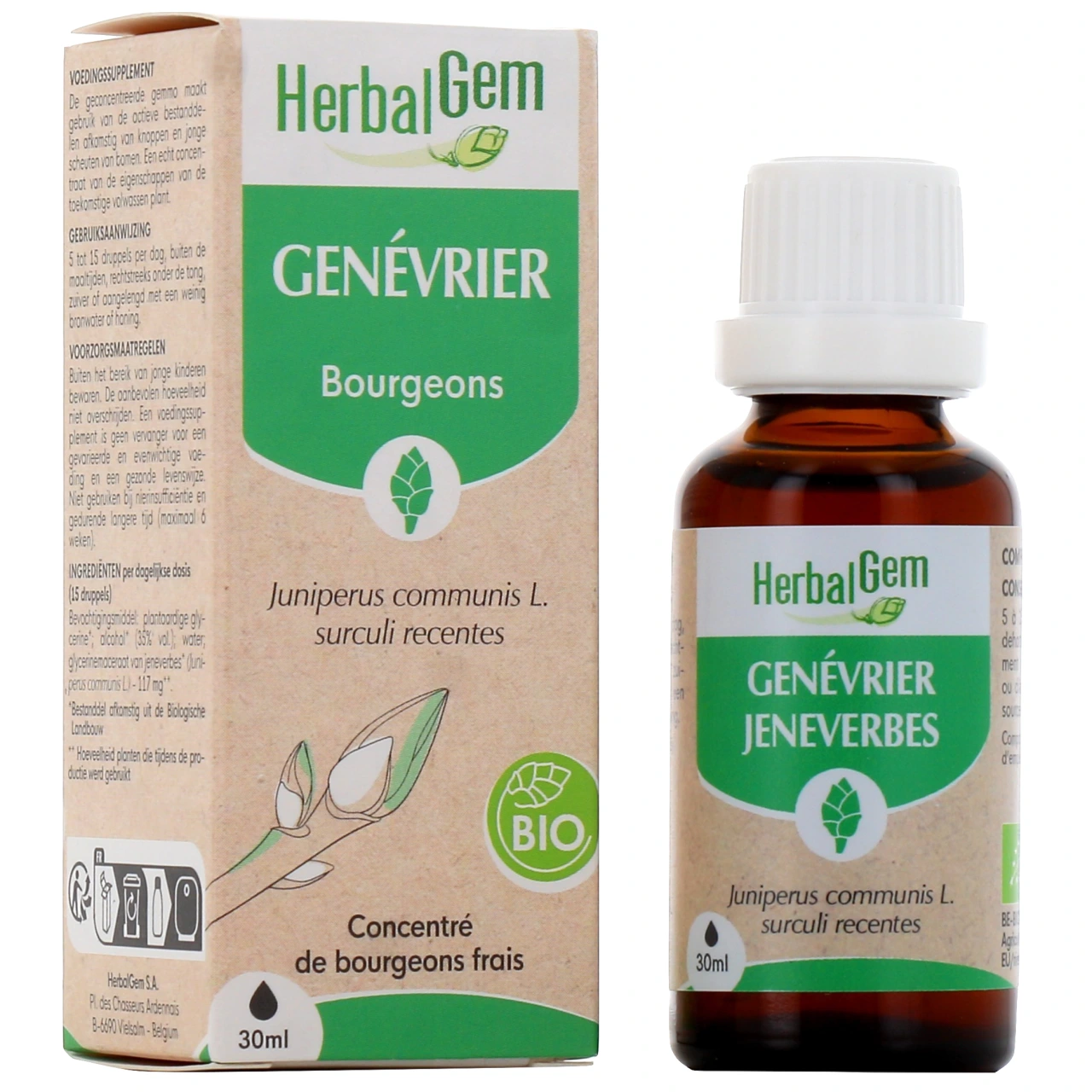 Herbalgem Genévrier Bio - Herbalgem