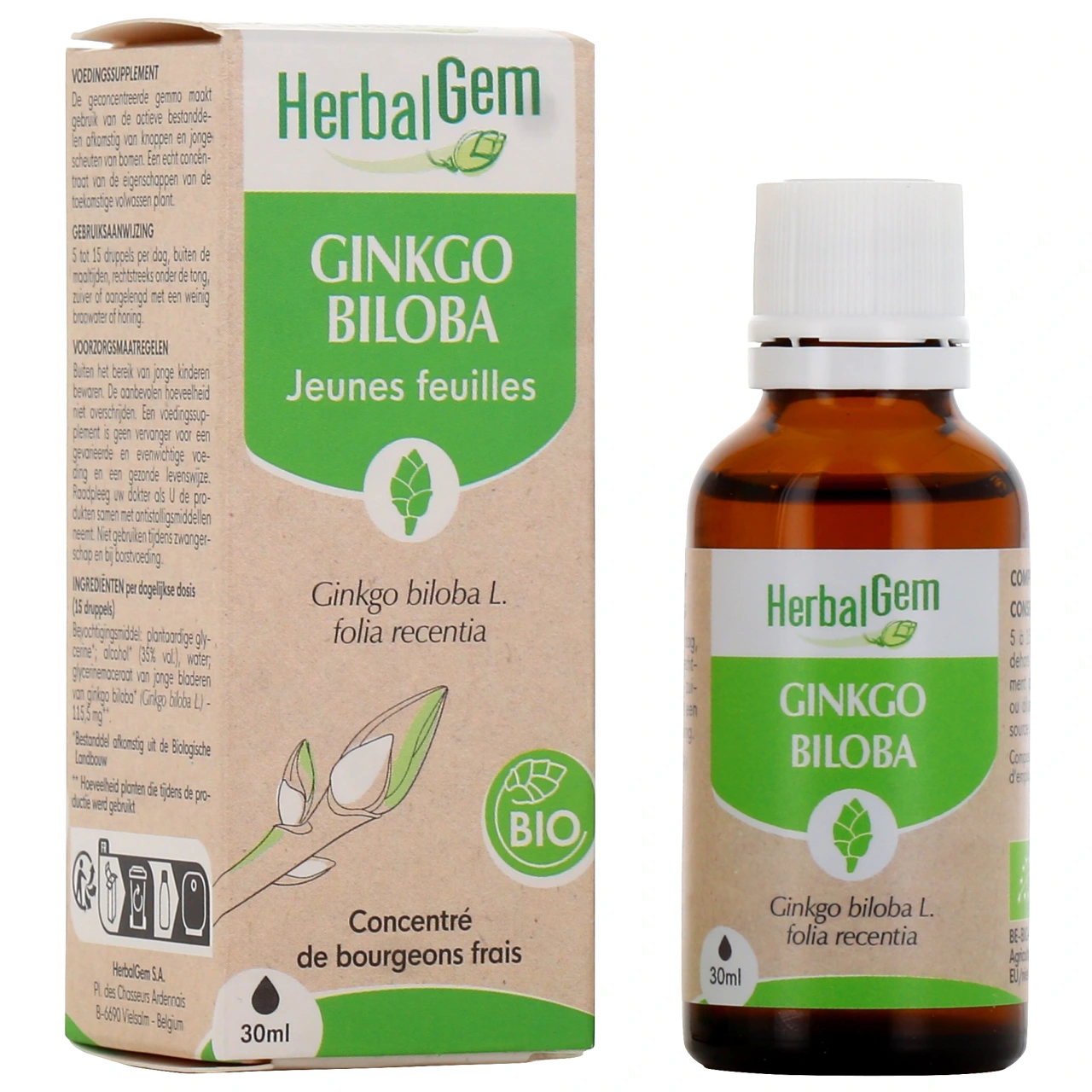 Herbalgem Ginkgo Biloba Bio - Herbalgem