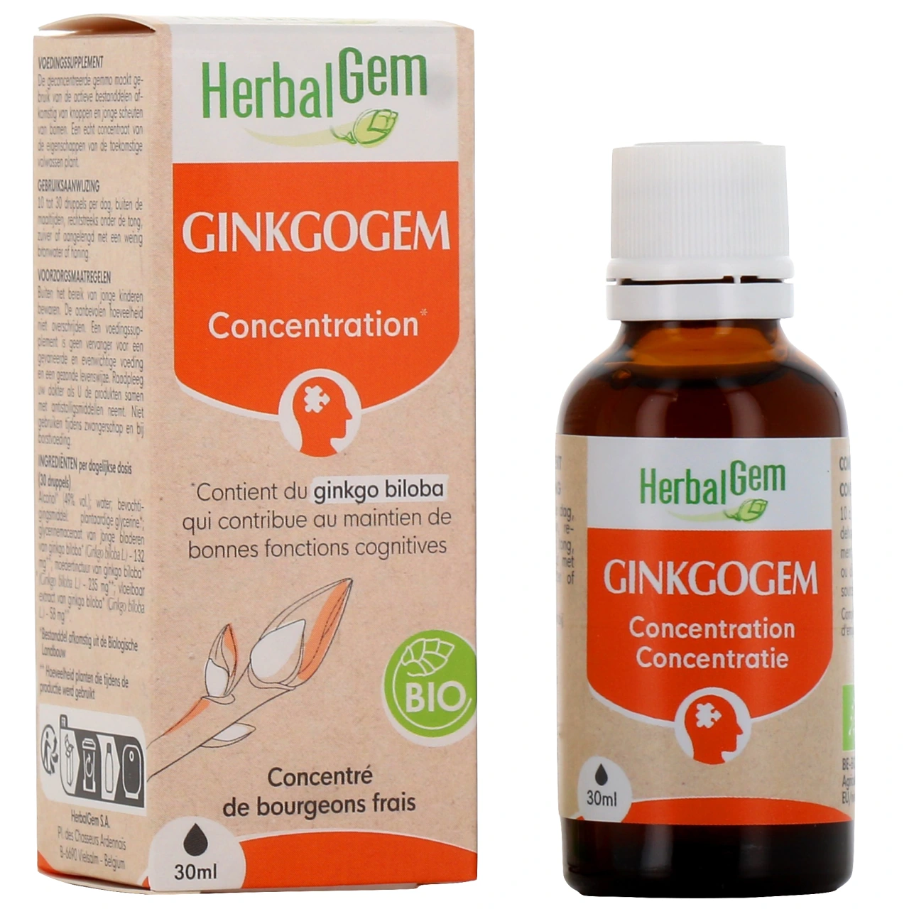 Herbalgem Ginkgogem Concentration Bio - Herbalgem